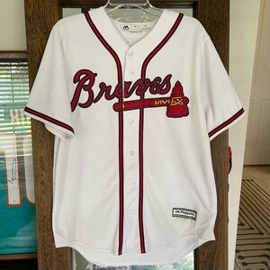 Atlanta Braves blank, majestic jersey
